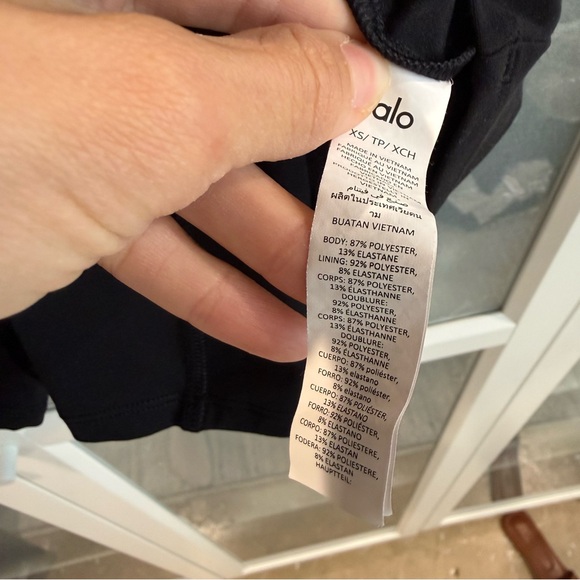 ALO Black Sleeveless Dress w/ built in shorts - Picture 4 of 6